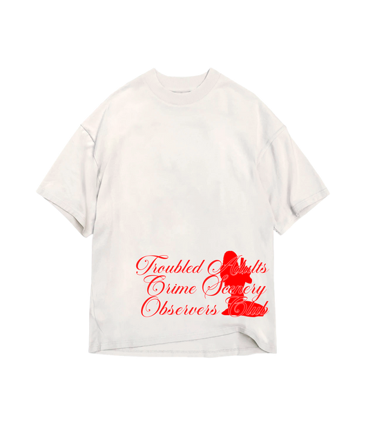 Crime Scenery Observers Oversized Tshirt